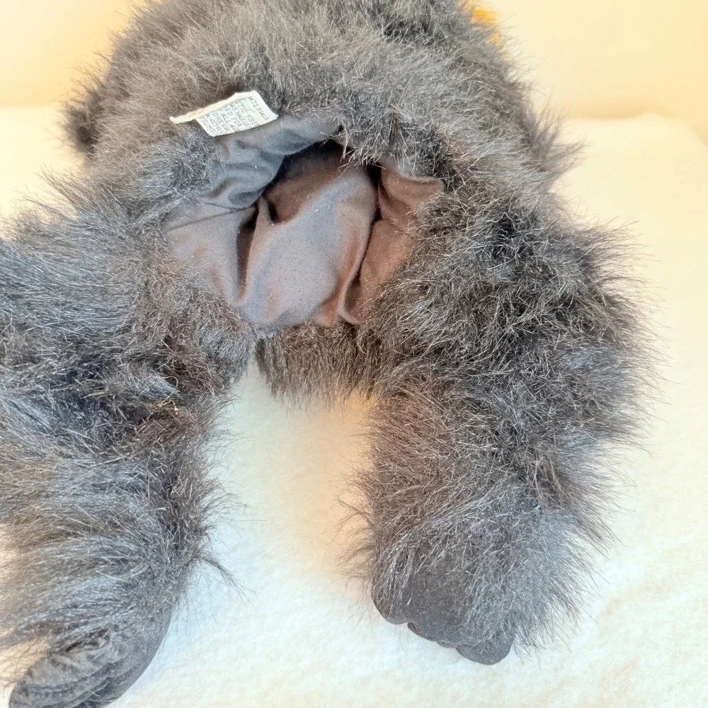 Vintage 1990s Cascades Toy Mandrill Baboon Hand Puppet Plush Made in Indonesia